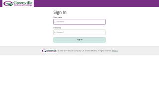 Sign In - GTC Student Application