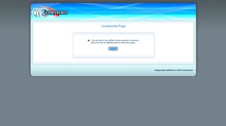 Unsubscribe Page - GVO Conference