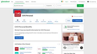 GVO Personal Employee Benefits and Perks | Glassdoor.ie