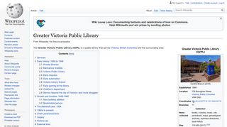 Greater Victoria Public Library - Wikipedia
