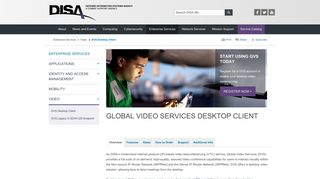 GVS Desktop Client - Defense Information Systems Agency