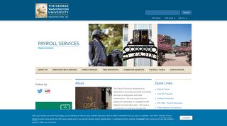 Payroll Services | Office of Finance | The George Washington University
