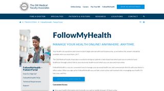 FollowMyHealth - The GW Medical Faculty Associates