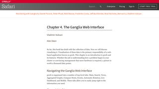 4. The Ganglia Web Interface - Monitoring with Ganglia [Book]