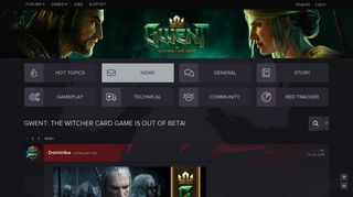 GWENT: The Witcher Card Game is out of beta! | Forums - CD PROJEKT RED