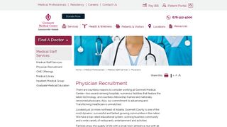 Medical Staff Services | Gwinnett Medical Center