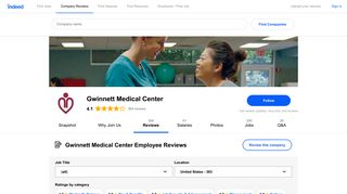 Working at Gwinnett Medical Center: 362 Reviews | Indeed.com