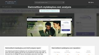 Gwinnetttech My Labs Plus. MyLabsPlus | Pearson