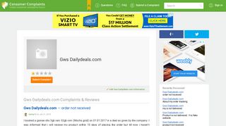Gws Dailydeals.com - Consumer Complaints Forum