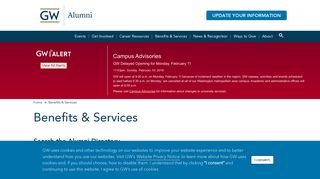 Benefits & Services | Alumni Relations | The George ... - alumni.gwu.edu