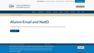 Alumni Email and NetID - George Washington University School of ...