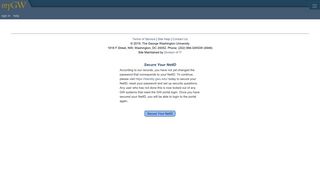 myGW - The George Washington University Web Portal