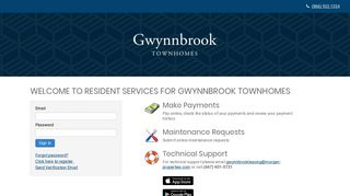 Login to Gwynnbrook Townhomes Resident Services | Gwynnbrook ...