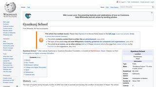Gyankunj School - Wikipedia