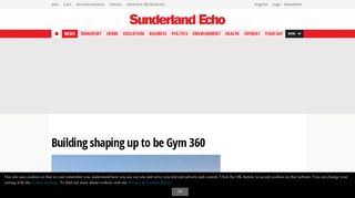 Building shaping up to be Gym 360 - Sunderland Echo
