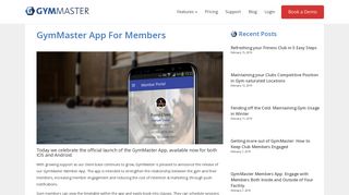 GymMaster App For Members