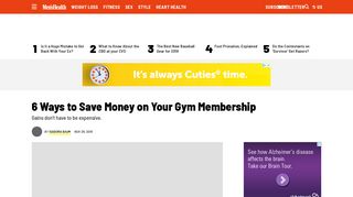 Cheap Gym Membership Deals - Men's Health