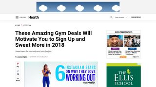 11 Best Gym Membership Deals Near You in 2018 - Health