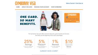 Gymboree Visa Credit Card - sign up and start saving!