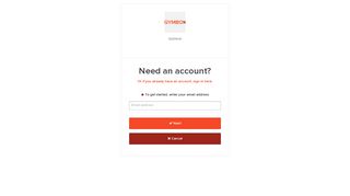 Open an account with Gymbox