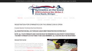 Registration — Gymnastics on the Grand