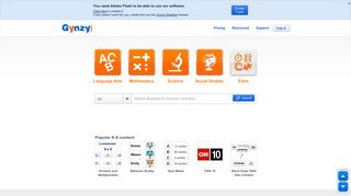 Gynzy: Smart board lessons, activities and games