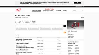 Available jobs - Working at H&M