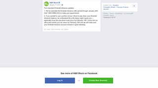 H&R Block - Two important Emerald Advance updates: 1.... | Facebook