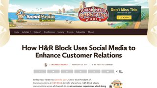 How H&R Block Uses Social Media to Enhance Customer Relations ...
