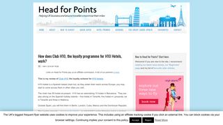 How does the Club H10 loyalty scheme work? - Head for Points