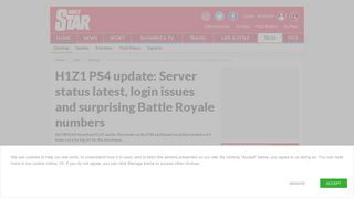 H1Z1 PS4update: Server status latest, login issues and surprising ...