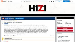 Cant login on my ps4's main account : h1z1 - Reddit