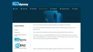 Dealer Tools - H2Odyssey | Your Aquatic Adventure Outfitter