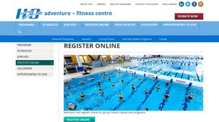 Register Online - H2O Adventure + Fitness Centre