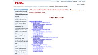 01-Login Configuration Guide - H3C