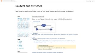 Routers and Switches: How to configure the web user login in H3C ...
