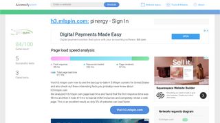 Access h3.mlspin.com. pinergy - Sign In