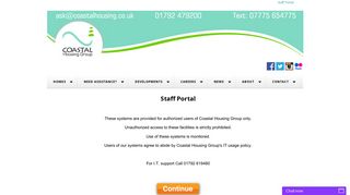 Staff Portal - Coastal Housing
