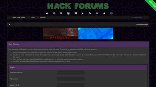How to login with Username - Hack Forums