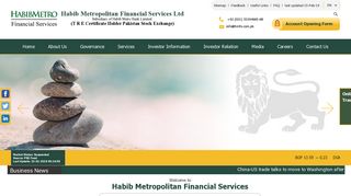 Habib Metropolitan Financial Services: HMFS