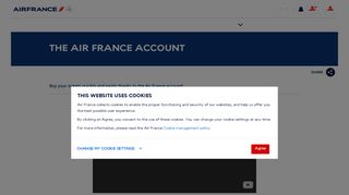 Benefits of the Air France account