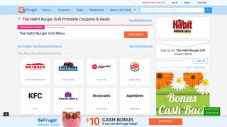 1 The Habit Burger Grill Printable Coupon or Deal for Feb 2019