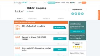 Habitat Promo Codes - Save 30% with Feb. 2019 Coupons