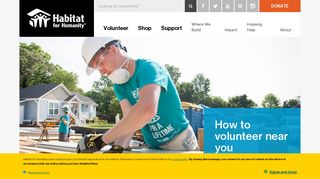 Volunteer near you with Habitat for Humanity