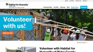 Volunteer | Habitat for Humanity Wake County