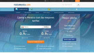 HablaMexico: Llama a México, planes telefónicos y recargas para ...
