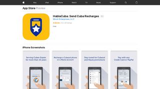 HablaCuba: Send Cuba Recharges on the App Store - iTunes - Apple
