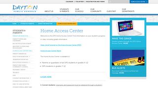 Home Access Center (HAC) - Dayton Public Schools