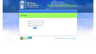 Heritage Acceptance Corporation: Welcome