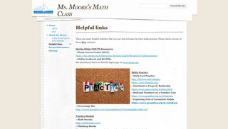Helpful links - Ms. Moore's Math Class - Google Sites
